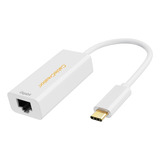 Usb-c Ethernet Adapter (thunderbolt 3) Para Rj45 Gigabit 