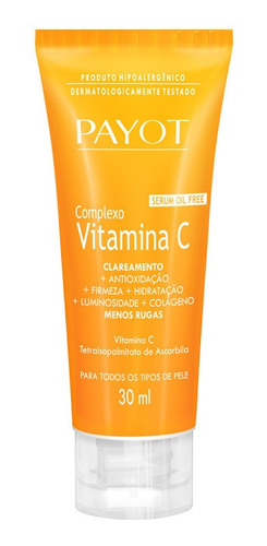 Sérum Complexo De Vitamina C Payot Para Todos Os Tipos De Pele De 30ml