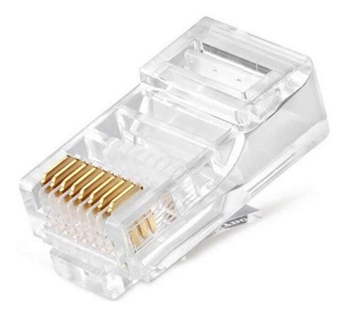 Conector De Red Rj45 Cat5 Bolsa Por 100 Unidades