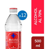 Alcohol Etilico Porta Bialcohol Al 70% X 500ml Pack X12