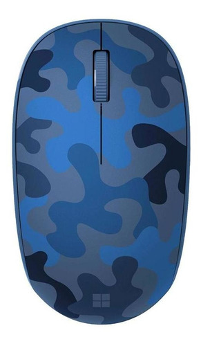 Mouse Sem Fio Microsoft Bluetooth Azul Camuflado 8kx-00002