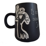 Taza Café Grabada Bajo Relieve El Extraño Mundo De Jack 12oz