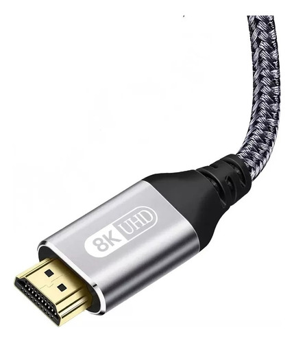 Cable Hdmi 2.1 Video 8k 60hz 4k 120hz Ps5 Ps4 Xbox 2 Metros