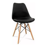 Silla Tulip Eames Dsw Patas Madera Con Almohadón