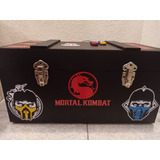 Baul Gamer Estilo Arcade M Slug M Kombat Con Luz 