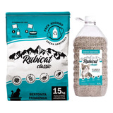 Piedritas Para Gatos Aglomerante Rubicat Classic 15kg+5,3kg