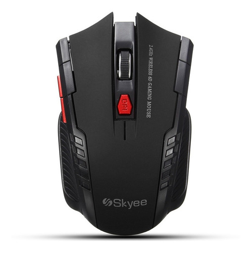 Mouse Óptico Inalámbrico 2.4ghz 2400 Dpi 6b Black | Dfast