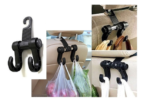 Soporte Holder Percha Para Sujetar En Apoyacabeza De Autos