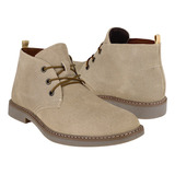 Botines Caballero Triples 35802 Gamuza Beige