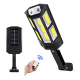 Lámpara Solar Sensor Recargable Ip65 Calle Patio J Suburbana