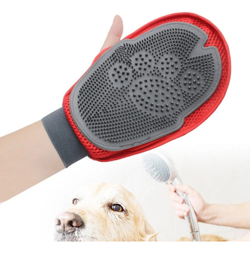 Luva Para Remover Pelos E Dar Banho Em Pets Cães E Gatos