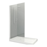 Mampara De Baño Fija Laminado Seguridad Blindex 180x70 6mm.