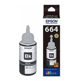 Tinta Botella Epson T664 Negro 70ml Originales - 