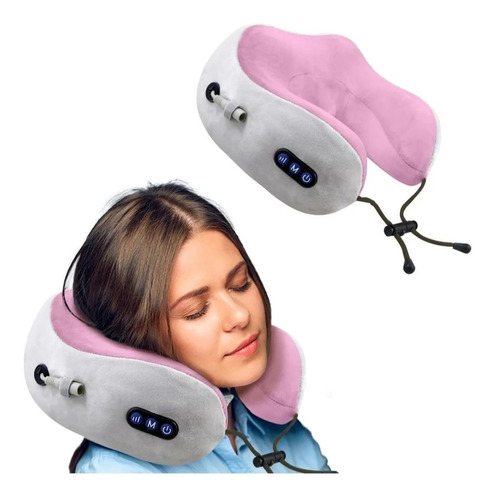 Masajeador De Cuello Almohada De Viaje Electrica Recargable