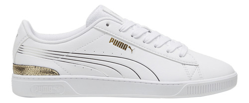 Tenis Puma Casual Vikky V3 Metallic Shine Mujer Blanco