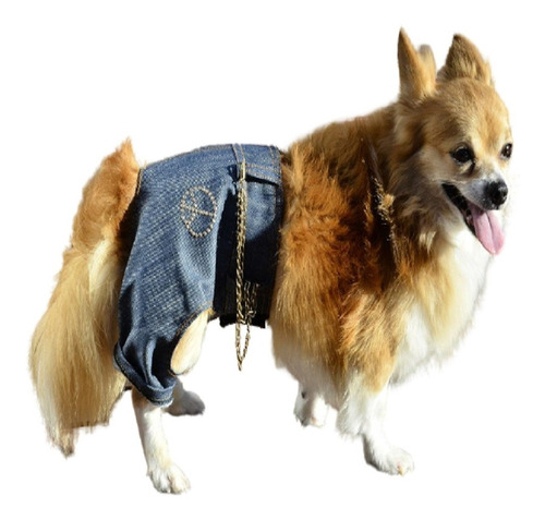 Pantalones Ropa Para Perros O Gatos  Jean  Cancherisimos!!