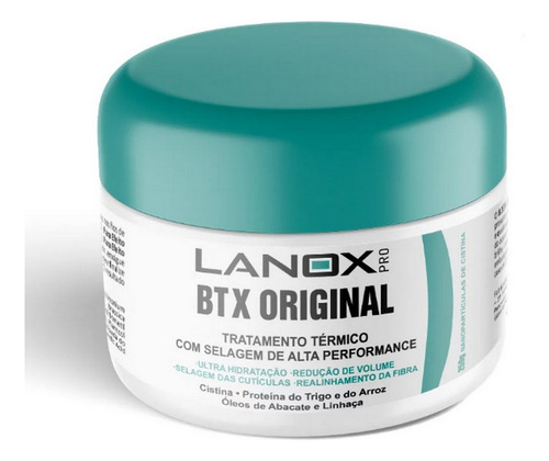 Botox Orgânico Profissional Lanox 250g Nutrição Hidratação