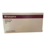 Mirtazapina (comenter) 30mg 10 Tabletas