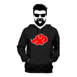 Buzo Capota Naruto Nubes Akatsukis  Unisex Saco Hoodies