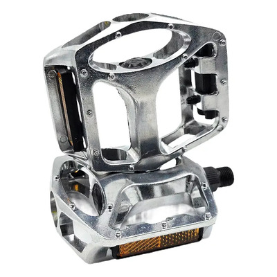 Pedales Para Bicicleta Modelo Pp64 Bike Factory Aluminio Con Reflejante Eje Reforzado Ligeros Superficie Antiderrapante Comodos Confort Faciles De Instalar Tamaño De La Rosca 9\u002F16 | Envío gratis