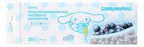 Bolsa Para Preservar Alimentos Cinnamoroll Sanrio C/20 Pieza