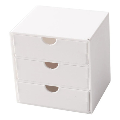Archivador Miniatura Mueble Cajonera De Escritorio Blanco