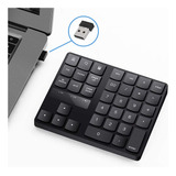 Teclado Numérico Inalámbrico 35 Teclas Con Adaptador 2.4g