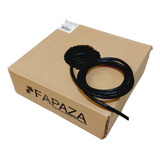 Fapaza Organizador De Fios Espiral 6mm 1/4' Preto 50 Metros