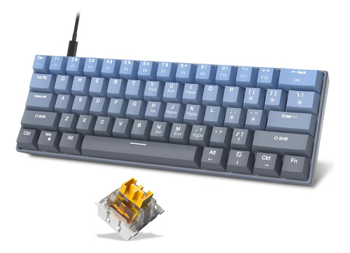 Magegee Teclado Mecanico 60%, Teclado Para Juegos Con Cable