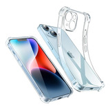 Capa Protetora Hrebos Rígida Premium Transparente Com Design iPhone 14 Para Apple iPhone De 1 Unidade