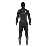 Traje De Agua G6 Hombre Stoked 6/5/4 Hooded Negro