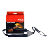 Correa Stagg Sncl001bk Simple Para Boca De Guitarra Clasica O Criolla