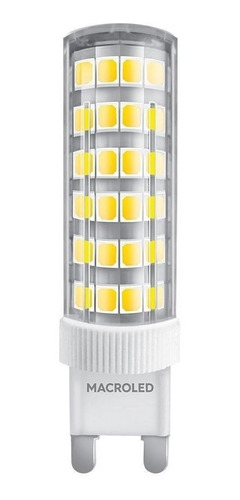 Lampara Bipin Led 4,5 W.  Macroled G9  220v. Blanco Calido