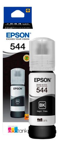 Tinta Negra 544 Epson Original Para Impresoras L3110 L3150