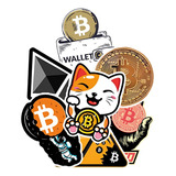 Pack Stickers Cripto Calcos Apum Bitcoin Ethereum 