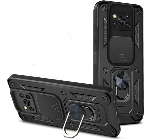 Forro Case Para Xiaomi Poco X3 / Nfc/pro Con Tapa De Camara