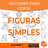 Vectores P/corte Figuras Varias Corel!  Envío X Descarga!