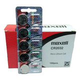 Bateria Cr2032 3v Maxell Prateada Blister 5 Unidades