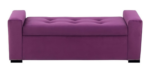 Banqueta Tipo Baúl Morado