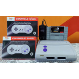 Super Nintendo Snes Baby Console Completo E Com Av Leia A Descrição Veja Fotos E O Video 