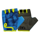 Guantes Drb Fitness Cuero Crossfit Gimnasio Pesas Azul