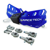 Cubremanos Moto Racetech Aluminio Flx Color Azul Universal