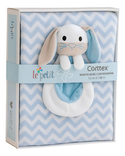 Manta Bebê Soft Com Naninha Menino Menina Especial Presente