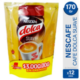 Nescafe Dolca Suave Cafe Instantaneo 170g Gr Caja X12 Pack