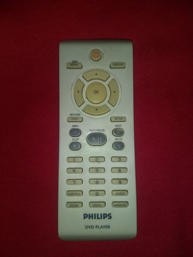 Control Remoto Philips Rc-2021 Para Dvp3020