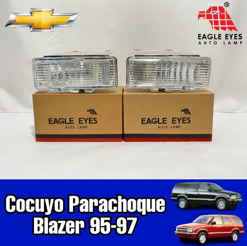 Cocuyo Parachoque Chevrolet Blazer 95-96-97 Foto 2