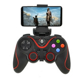 Controle Gamer V8 Bluethooth Para Android/ios/p3/windows Cor Preto