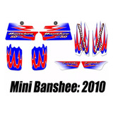 Kit De Calcos Mini Banshee 50 Yamaha Banshee - Laminadas!!