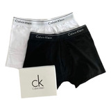 Boxer Calvin Klein Importados Algodón Oferta X4 Blanco Negro