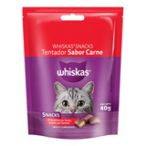 Snacks Whiskas Sabroso Para Gato Sabor Carne 40gr